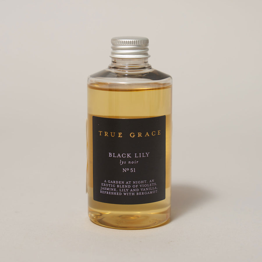 Black Lily 200ml Room Diffuser Refill | True Grace