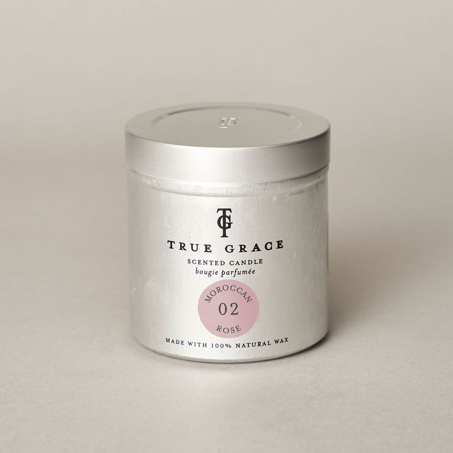 Moroccan Rose Tin Candle | True Grace