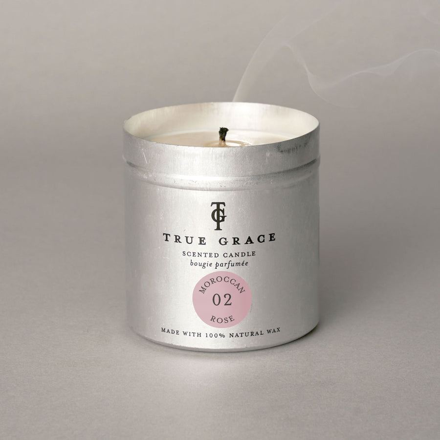 Moroccan Rose Tin Candle | Makers Yard