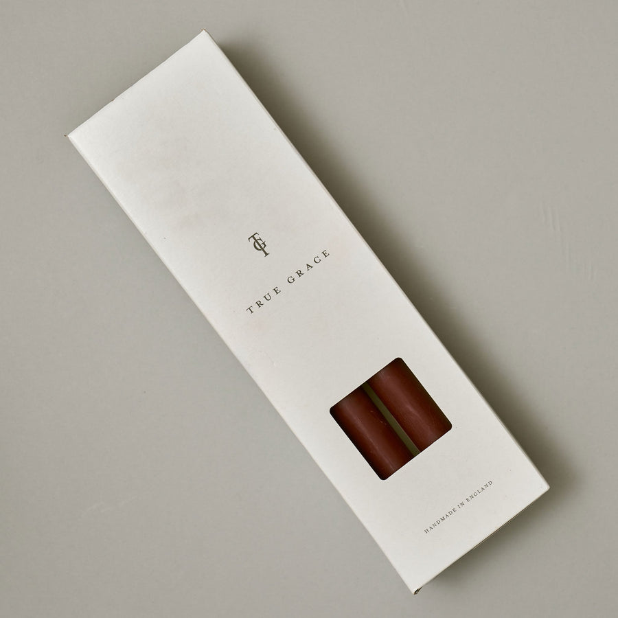 Berry Red Box of 12 Dining Candles | True Grace