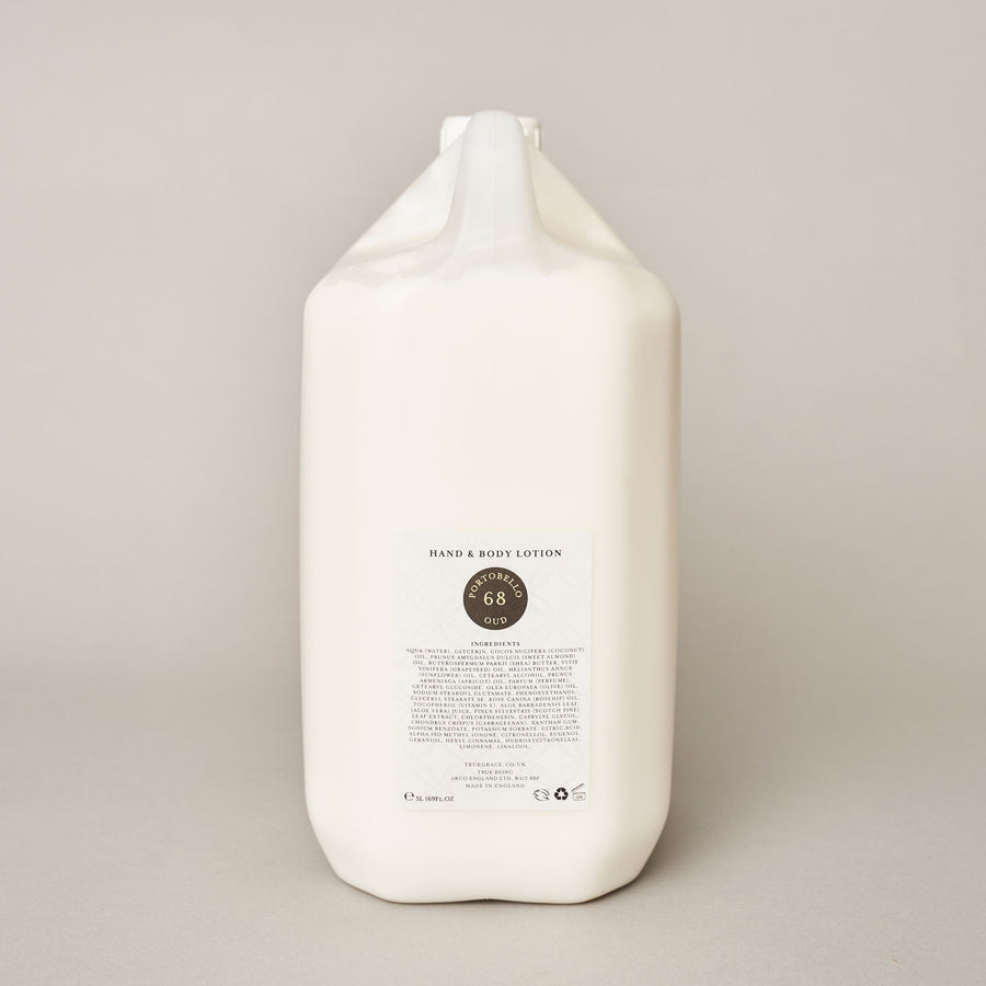 Portobello Oud 5 Litre Hand & Body Lotion Refill | True Grace